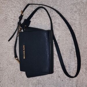 Michael kors small navy crossbody